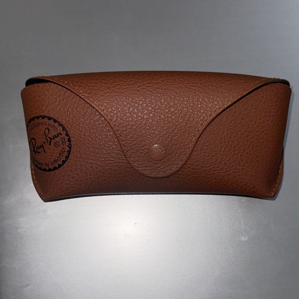 Ray-Ban Original Luxotica Brown Leather Sunglasses Case
